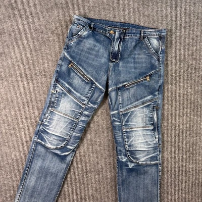 Pantalones de mezclilla para motociclista Volero Moto Jeans para hombre 40x30 Foto 1 de 4