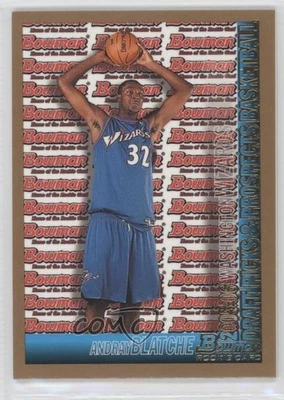Bowman Draft Gold Andray Blatche #126 Rookie RC 2005-06 Foto 1 de 2