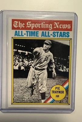 1976 Topps - The Sporting News AllTime All-Stars Pie Traynor #343 Foto 1 de 2