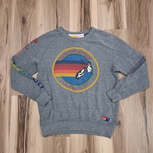 Aviator Nation Graphic Sweatshirt Unisex S grau Pullover La Jolla - Bild 1 von 8