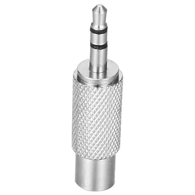 3.5mm Stereo Male to  Mono Female Audio Adapter,silver O2T94726 - Image 1 of 4