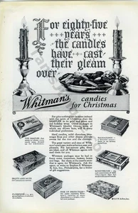 1927 Whitman's Candies Choclates Natale Divertente Grande STAMPA ANNUNCIO incornicialo! (4201) - Foto 1 di 1
