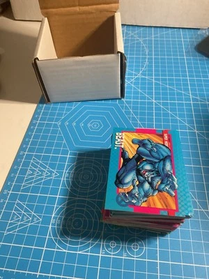 1992 Impel X-Men Conjunto Base de Cartas Comerciais 100 Cartas Conjunto Completo NM+ - M+ 🔥🔥 - Imagem 1 de 4
