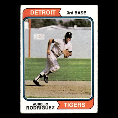 Aurelio Rodriguez #72 1974 Topps Detroit Tigers Baseball Card MLB EX - Image 1 of 3