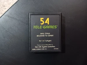 Atari 2600 Soccer 54 Game Cartridge Tele-Games Sears RARE Tested Vintage 1980 - Picture 1 of 4