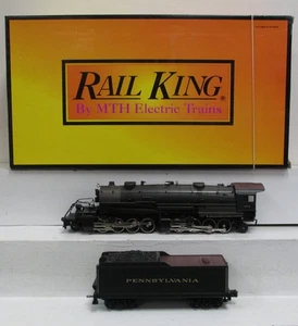 MTH 30-1156-0 Pennsylvania 2-8-8-2 USRA motor de vapor y licitador con silbato #373 LN - Imagen 1 de 2