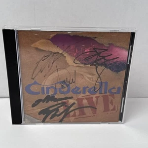 Cinderella Live CD Tour Only Release - Signed by Tom, Jeff, Eric, Fred Mint CD - Picture 1 of 24