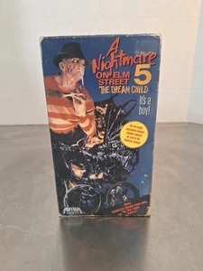 A Nightmare on Elm Street 5 - Das Traumkind VHS Kassette 1989 Medienmitteilung Horror - Bild 1 von 4
