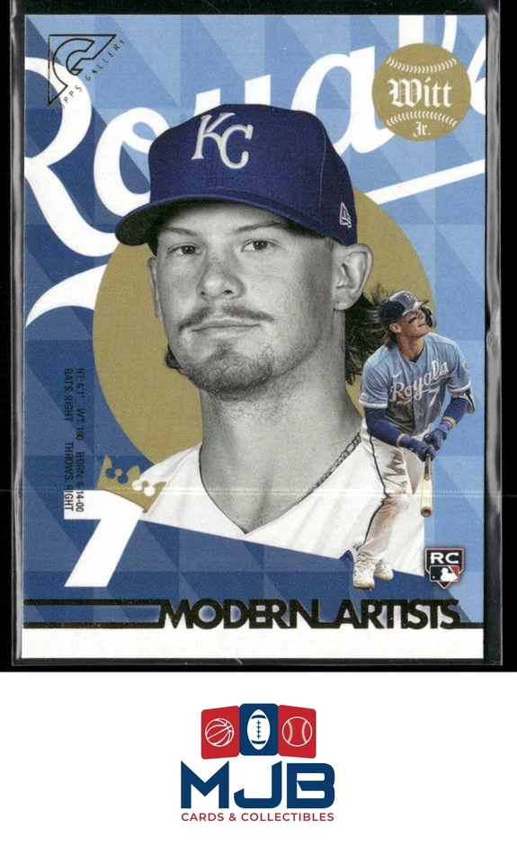 2022 Topps Gallery Bobby Witt Jr. Modern Artists Rookie #MA-20 - Image 1 of 2