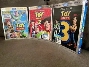 Rare Toy Story 3D Disney Pixar Edition Blu-rays (Sealed, Blu-Ray) 3d Slipcover - Picture 1 of 10
