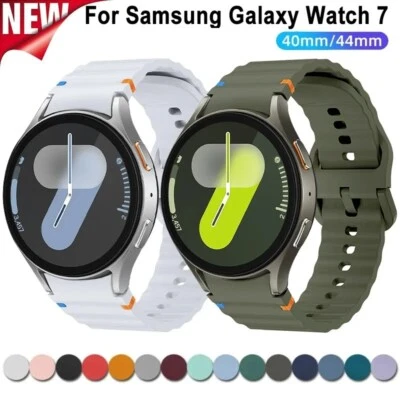 Original Silicone Band for Samsung Galaxy Watch 7 44mm 40mm ✅ Strap 5Pro 45mm 6c - Image 1 of 4