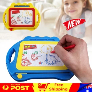 Children Erasable Magnetic Writing Board Magic Board Pad for Doodle Drawing AU - Picture 1 of 14