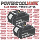 Genuine Makita BL1850 TWIN PACK 18v 5.0ah LXT Li-ion Battery with star