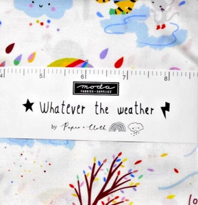 MODA FABRICS "WHAT EVER THE WEATHER" CHARM PACK BTCP - Picture 1 of 1