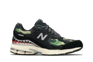 New Balance BAPE x 2002R 'Apes Together Strong - Black Camo' M2002RBF - Picture 1 of 8
