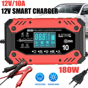 Autobatterie Ladegerät Intelligentes Batterieladegerät 10A 12V/24V KFZ LKW PKW - Bild 1 von 20