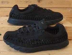 Nike Mayfly Woven Low Suede Trainers UK4.5/US7/EU38 833802-004 Triple Black - Bild 1 von 12
