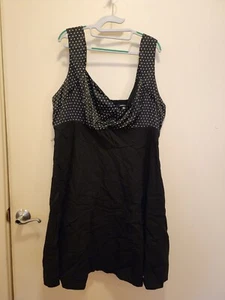 Torrid Kleid schwarz/weiß Retro gepunktet - Bild 1 von 4