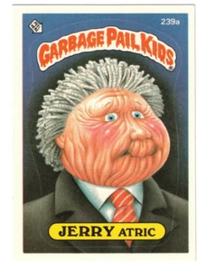 1986 cubo de basura serie 6 jerry atric #239a ver escaneos para grado - Imagen 1 de 2