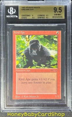 MTG Arabian Nights 1993 Kird Ape BGS 9.5 GEM MINT Old School 93/94 - Image 1 of 4