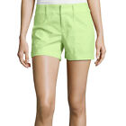 a.n.a Mid-Rise Utility Poplin Shorts Size 6 New Sharp Green Msrp $30.00