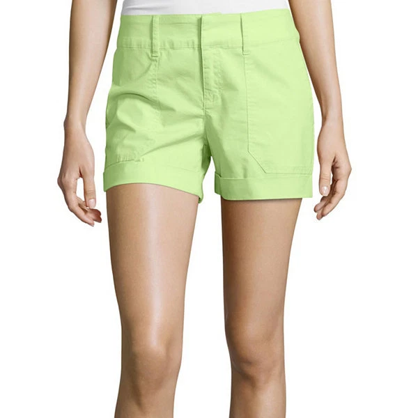 Pantalones Cortos Utilitarios de Popelina de Tiro Medio a.n.a Talla 6 Nuevos Verde Afilado Precio de venta sugerido por el fabricante $30.00 Foto 1 de 1