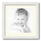ArtToFrames Matted 16x16 White Picture Frame with 2" Mat, 12x12 Opening 3966
