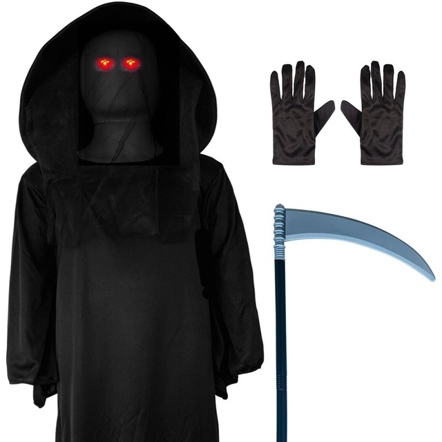 Fantasia de Reaper Masculino com Músculos - Men's Reaper Costume