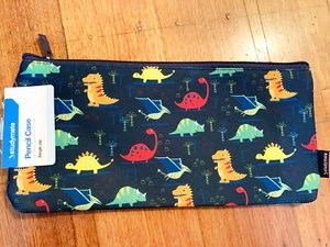 Studymate Large Pencil Case Blue Single Zip - Picture 1 of 2