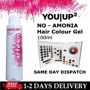 100ml ARTEGO YOU UP2 PROFESSIONAL SEMI PERMANENT HAIR COLOUR DYE GEL MULTI BROWN - Picture 1 of 23