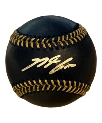 Béisbol negro autografiado por Nolan Arenado fanáticos de los Cardenales de San Luis 41147 Foto 1 de 2