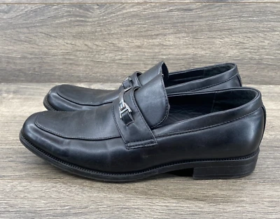 Perry Ellis BRIAN Portfolio Stewart Vestido Mocasines Zapatos Para Hombre Talla 7 EE. UU. Negro Foto 1 de 4