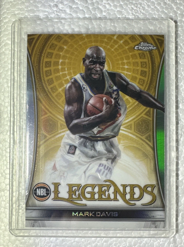 2022-23 Topps Cromo Nbl Mark Davis Nbl Leyendas Refractor Nº 7 Foto 1 de 2