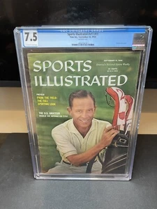 CGC 7.5 Newsstand Edition Sports Illustrated-Charlie Coe-September 14 1959 - Picture 1 of 1