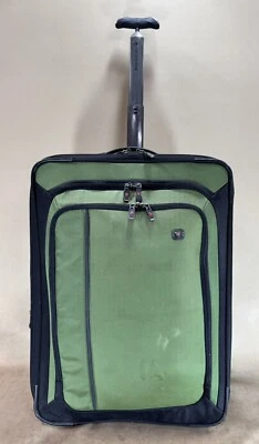 Victorinox Werks Traveler 4.0 Upright 24” Expandable Suitcase Emerald/ Black - Image 1 of 4
