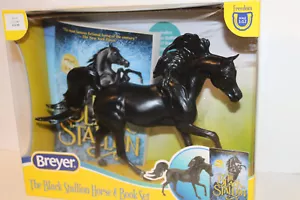 Breyer The Black Stallion Horse and 75th Anniversary Book Set/NEW - Picture 1 of 2