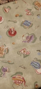 Waverly Tea for Two Drapery Upholstery Fabric 2.5 yards U.S.A. - Picture 1 of 5