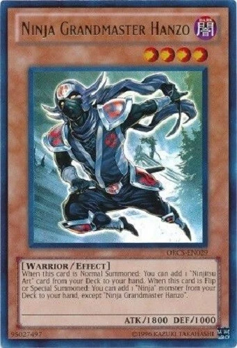 *** NINJA GRANDMASTER HANZO *** ULTRA RARE (NM) ORCS-EN029  YUGIOH! - Image 1 of 1