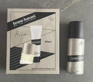 Bruno Banani Man Geschenkset 30ml EdT + 50ml Duschgel + 150ml Deo-Spray - Bild 1 von 1