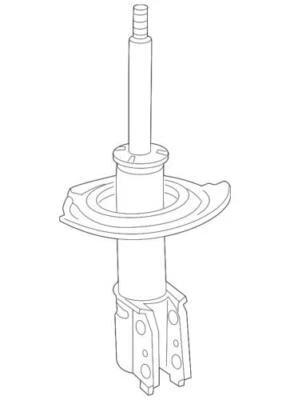 Chevrolet Equinox 2005 genuino suspensión delantera puntal lado del pasajero 88965462 Foto 1 de 2