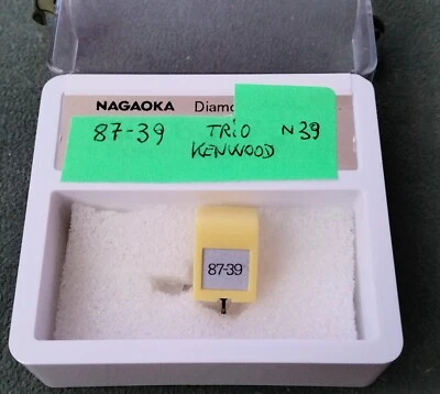 Puntina Trio Kenwood N39 nuova, replica ellittica Nagaoka Foto 1 de 4