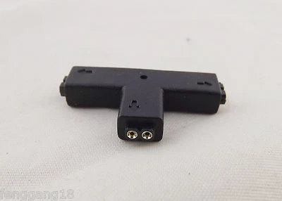 Connector Female 2 Pin 3 way T Shape Led Flexible Strip Light 3528 Adapter Black - Image 1 of 4