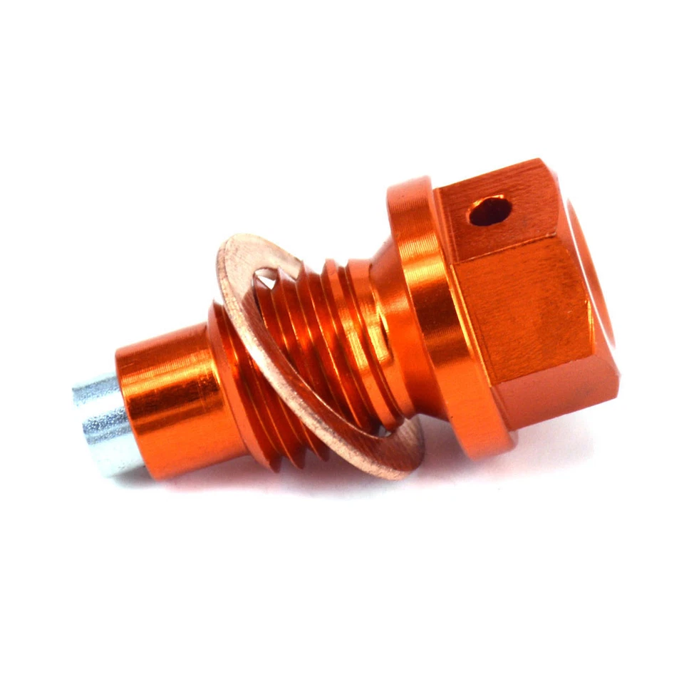 CNC New Magnetic Oil Drain Plug Bolt For  SX SXF EXC EXCF XC XCW XCF 125-530 Foto 1 de 4