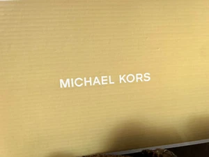 MICHAEL KORS Beige Cardboard EMPTY Shoe Box & Tissues - Picture 1 of 5