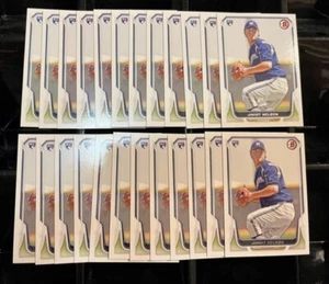 (x24 Lot) Jimmy Nelson 2014 Bowman #129 Rookie RC Milwaukee Brewers LA Dodgers - Picture 1 of 1