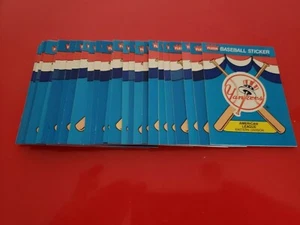 1989 Fleer Baseball Team Logo Aufkleber Komplettsatz (26/26) Yankees Red Sox Reds - Bild 1 von 1