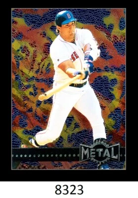 1-1996 FLEER METAL UNIVERSE BASE JOSE CANSECO RED SOX CARD#12 QTY - Image 1 of 2