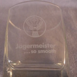 Lot of 2 Jagermeister ...So Smooth - On The Rocks Glasses - Very Rare - Picture 1 of 7
