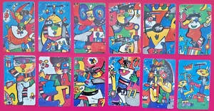 12 Telefonkarten Deutschland Kunst Otmar Alt Sternzeichen kompl.Satz R7 - Bild 1 von 2