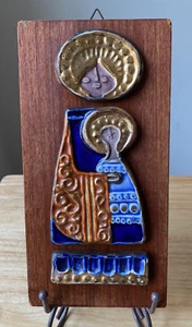 Mid-Century RAIJA RAUANHEIMO KOJONEN Madonna & Child Wall Plaque - Finland - Picture 1 of 6